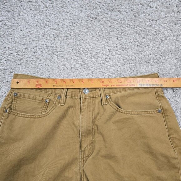 Levis 514 Pants Men 34×30 (Fits 32×29) Brown Straight Fit Mid Rise Stretch Twill - Picture 9 of 13
